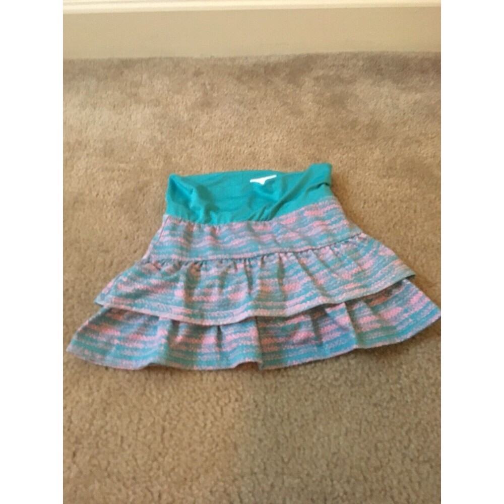 Puma Sport Lifestyle Toddler Girls Printed Skort Skirt Size 4T Blue Pink Active